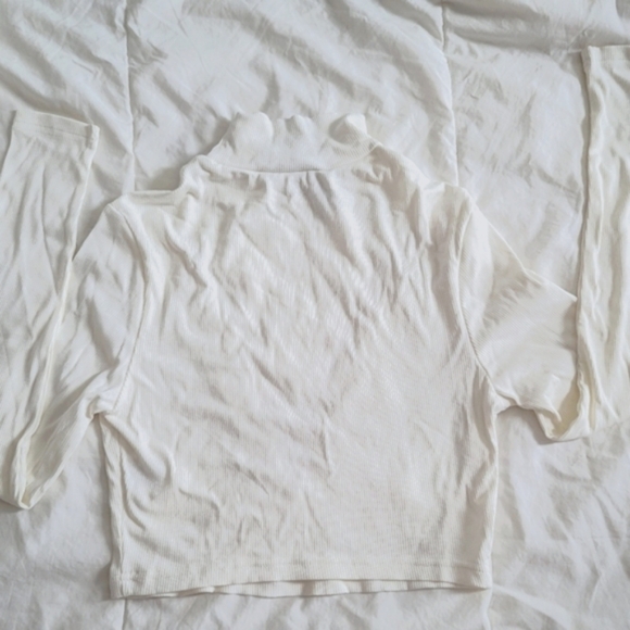 BNWT Safety Pin Top XS-M - White - Picture 5 of 5